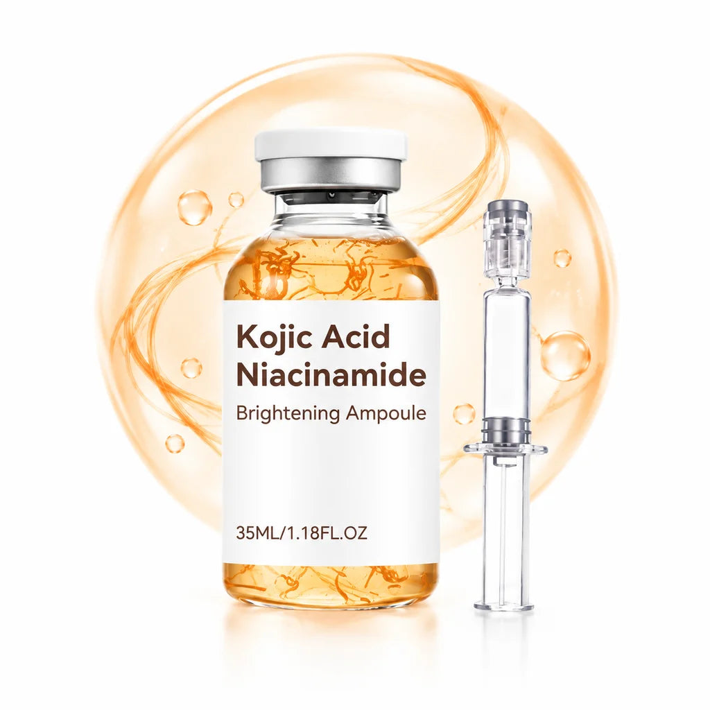 Glow Intensive Ampoule:Deep Collagen Silk Peptide Serum,Pink PDRN Ampoule,Intensive Activation Refining Texture Korean Skin Care