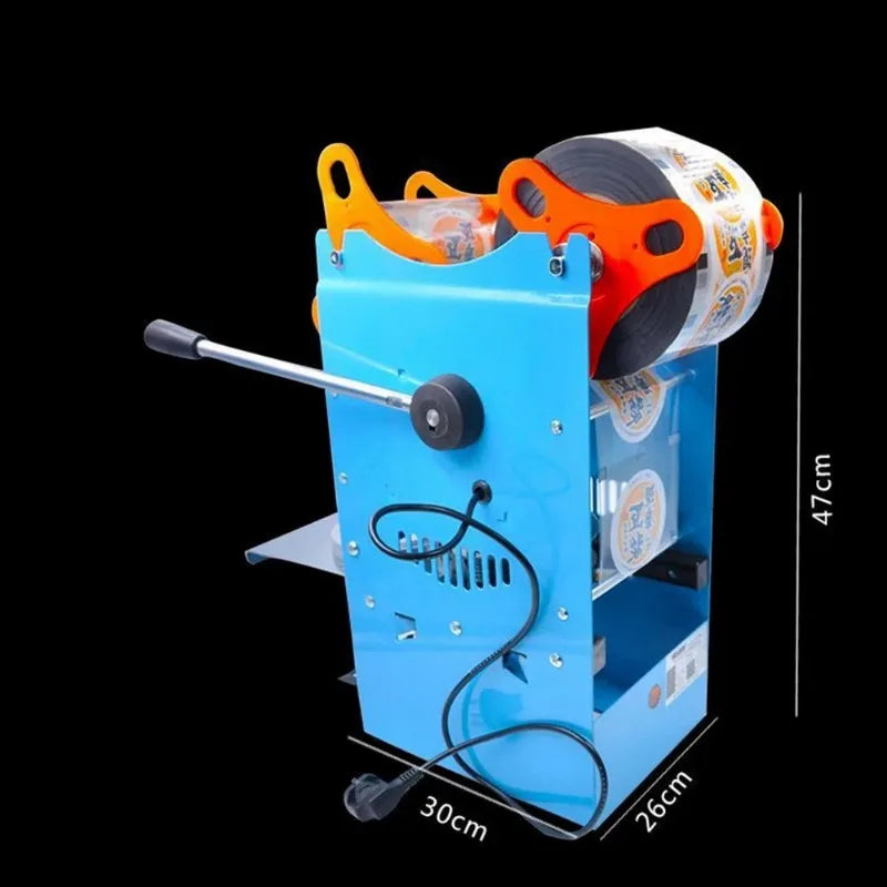 95MM Commercial Cup Sealing Machine Manual Pressure Sealing Machine Beverage Cup Sealer Milk Tea Seal Boba Tea