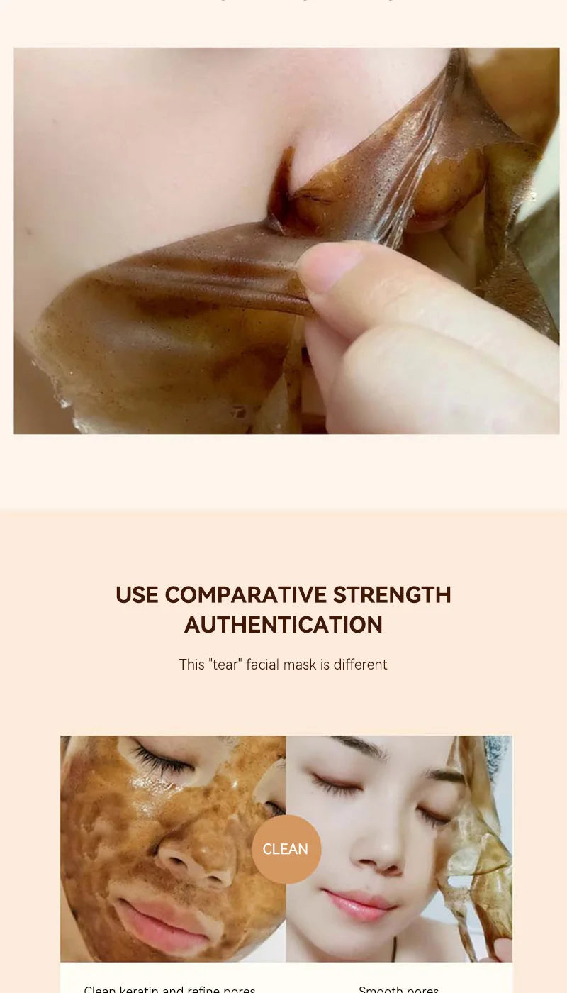 Aiheno Deep Hydration Moisturizing Oil Control Pore-Cleansing Mask, Deep Clean Quick Absorption Peel-Off Mask