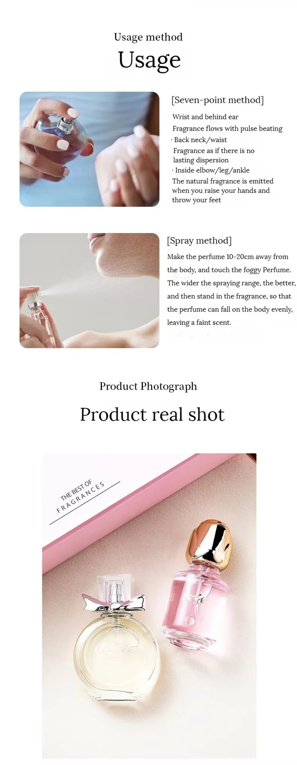 Original Brand Perfume Women Eau De Parfum Femme 100ml Importados Perfumes And Colognes Floral Scent Spray Gift Box 4Pcs Set