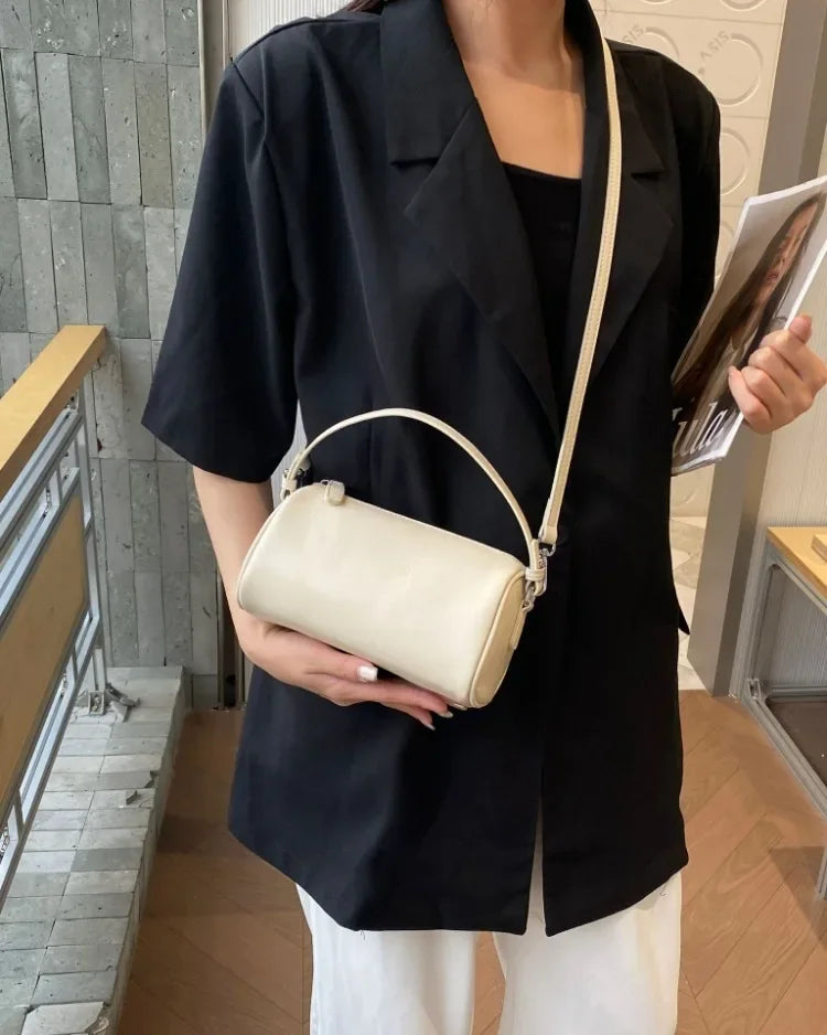 Ladies' Genuine Leather Small Shoulder Bag for Women Crossbody Fashionable Simple and Practical Soft Leather Darling Phone Bag