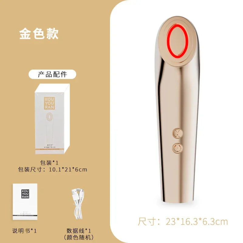 Home Use Facial Massager Anti Aging Microcurrent Device Red Light Therapy RF Skin Tightening Beauty Instrument For Face Lifting