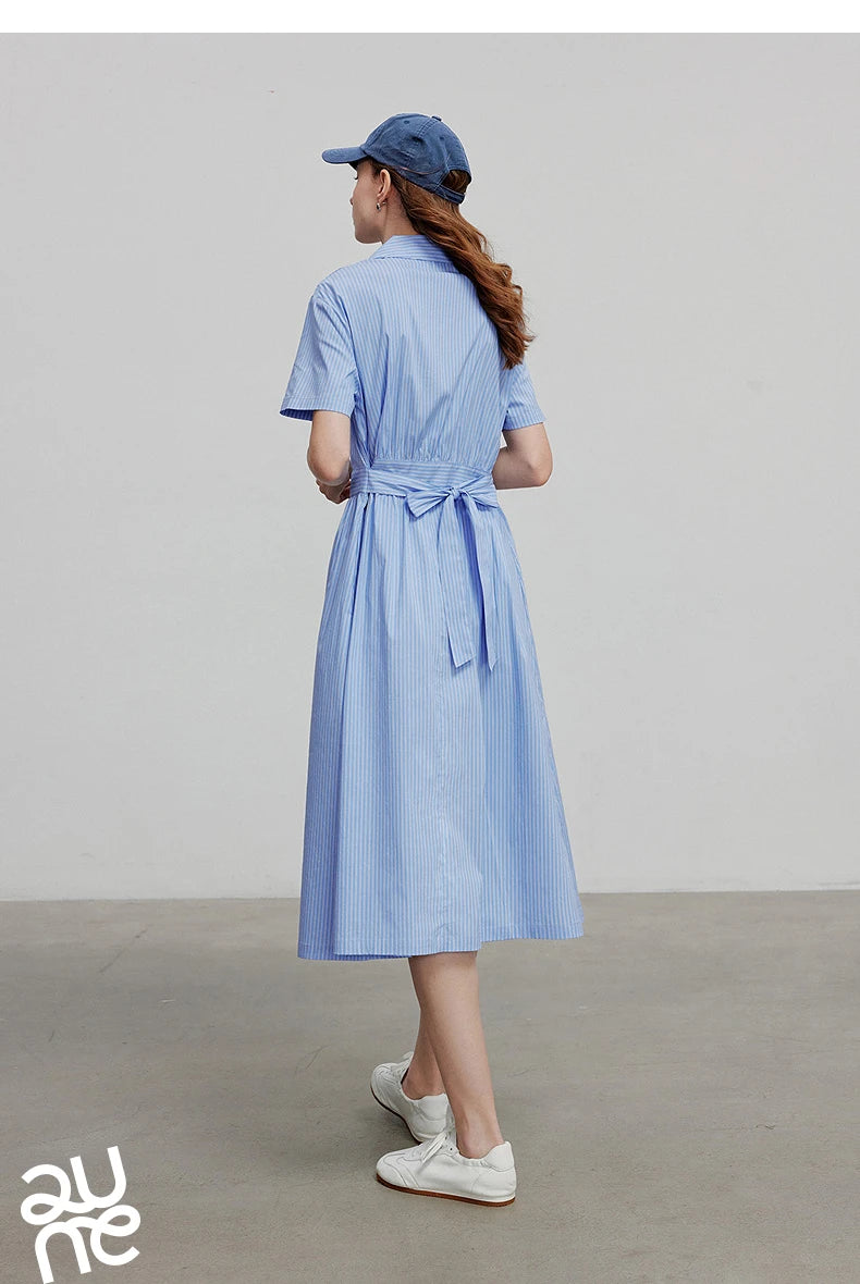 TOYOUTH Women Dress 2025 Summer New Elegant Dress 8529020