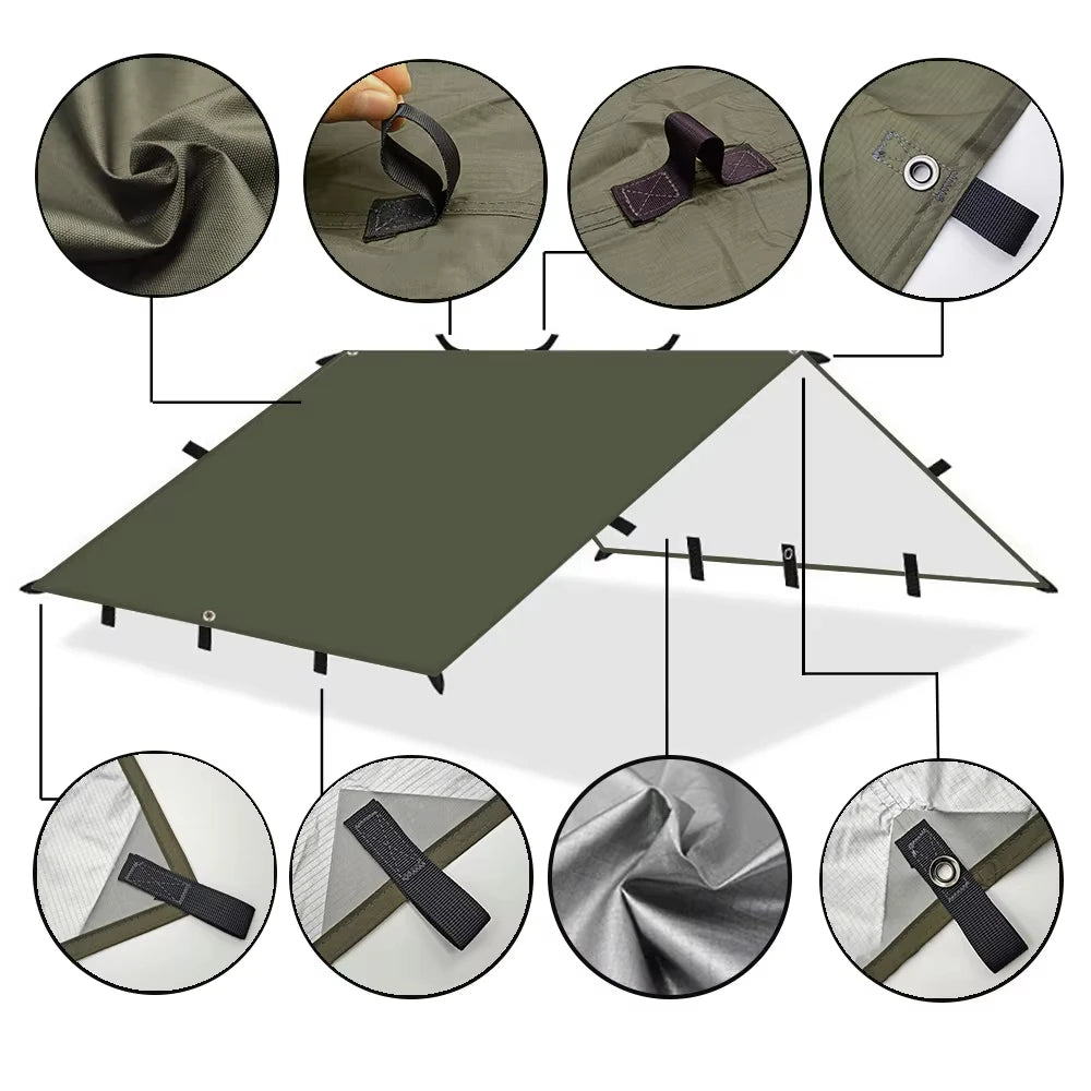 Airy 1 Mesh Tent Trekking Pole Tent Lightweight Solo Tent Camping Tarp Tent Hiking backpacking Single One Person Tent Shelter