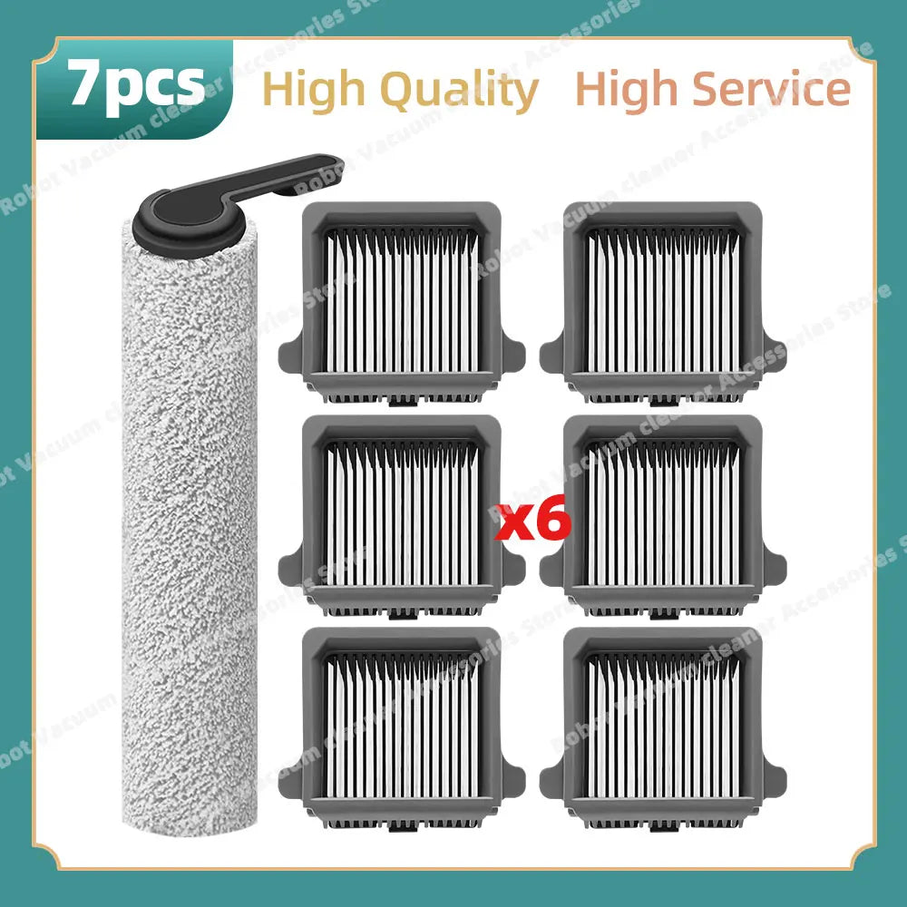 Compatible For Tineco Floor One S7 Pro  FW200700EU / S6 FW110700DE Vacuum Replacement Parts Roller Brush HEPA Filter