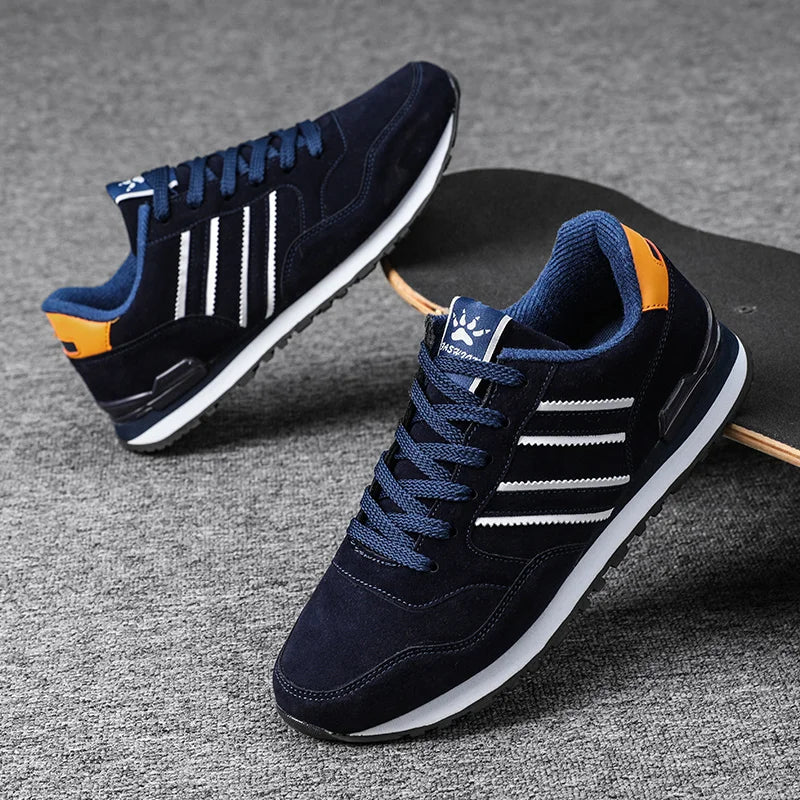 Men's and Women's Shoes Spring and Summer Leather Breathable Forrest Gump Shoes Men's Sports and Leisure Travel Running Shoes Me