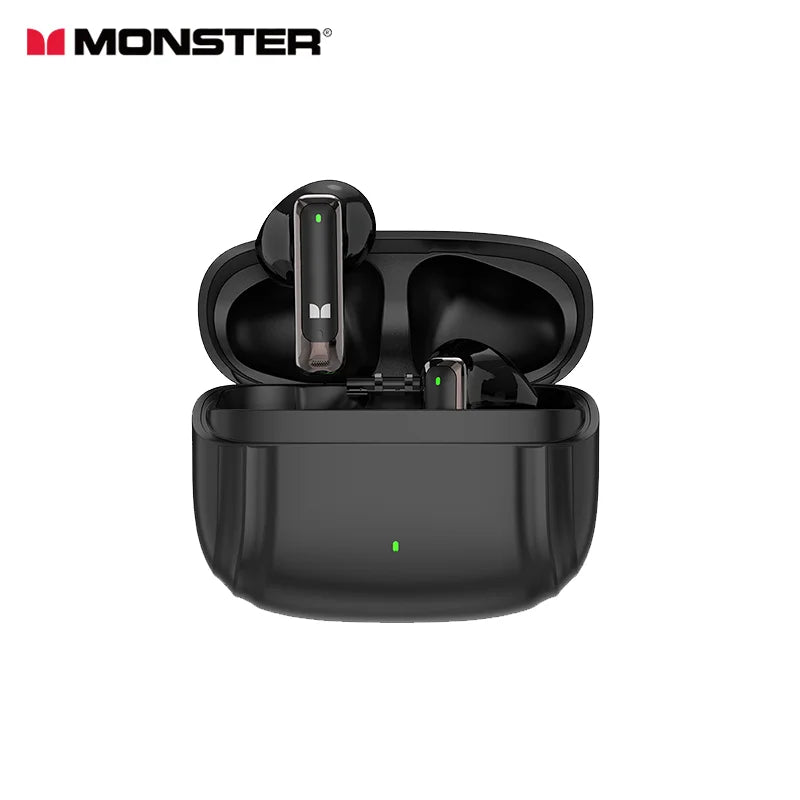 Monster Pure Aura HT10 TWS Wireless Bluetooth 6.0 Earphones Intelligent APP Custom EQ HD Noise Reduction Call Sports