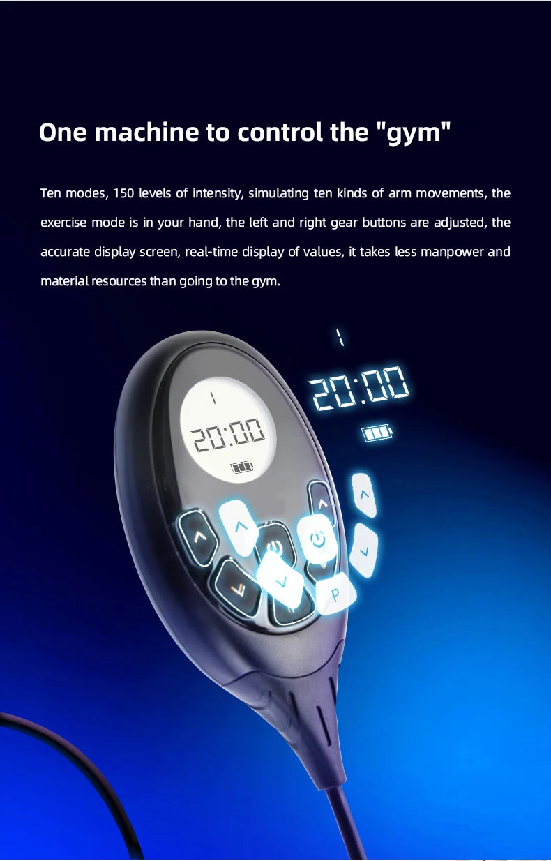 Electric Muscle Stimulator ABS Toning Belt,Gym Sports Weight Loss Body Shaper Vibrator Arm Belly Waist Massager EMS Arm Traine