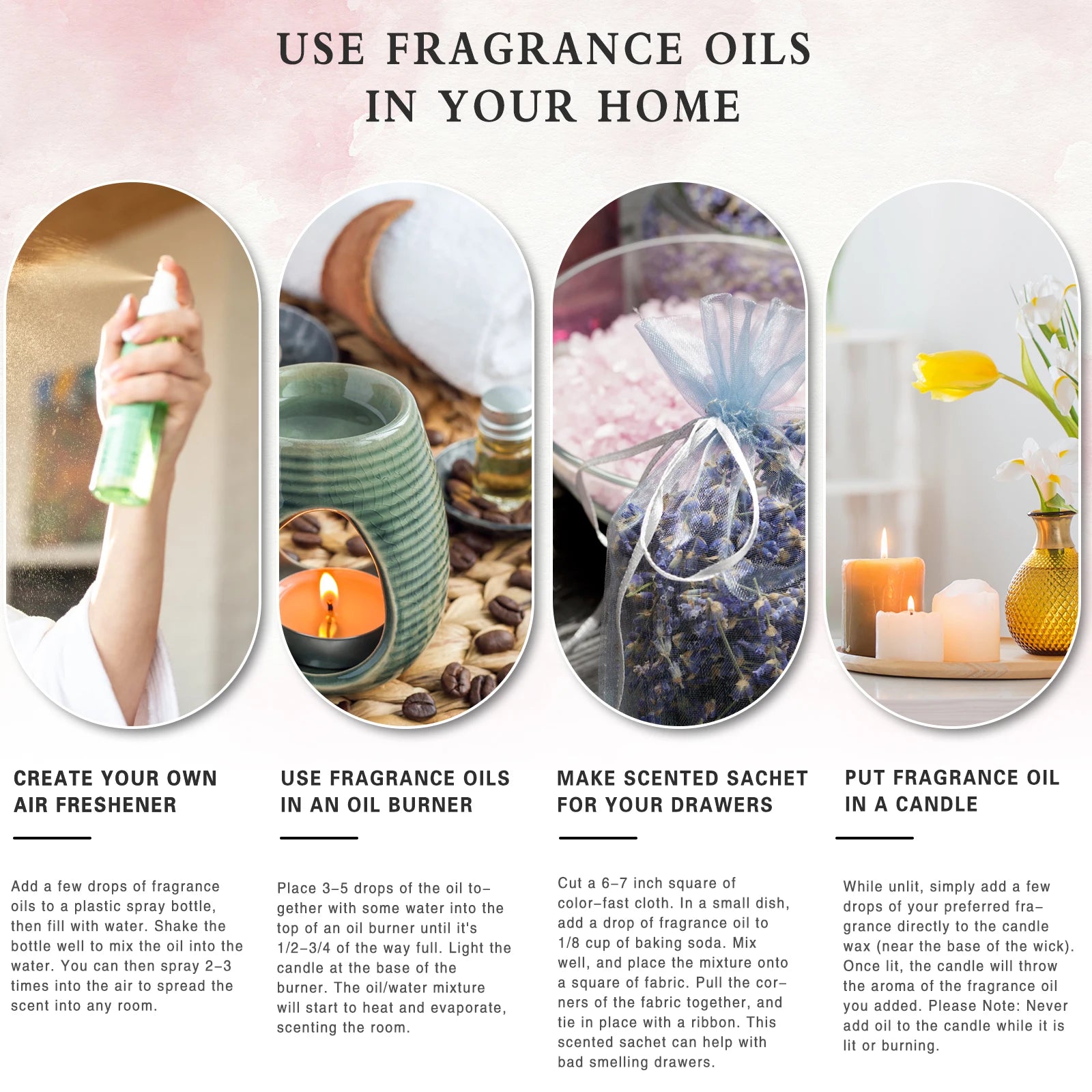 PHATOIL 100ml Fruit Series Fragrance Oils with Glass Dropper Coconut & Vanilla Strawberry Mango Cherry Aroma Oil For Diffuser