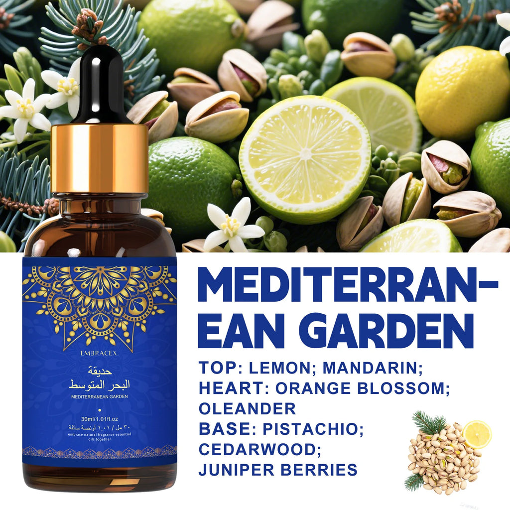 6 Type 30ml Fragrance Oils Massage Oils Skincare Arabic Aroma Oil Long Lasting Soap Making Diffusers Eid Al-Fitr Gifts