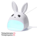 LINAMNDA Animal Nail Lamp Single Finger Phototherapy Machine Nail Dryer Manicure Tools Nails Art UV Gel Polish Drying USB Lamp
