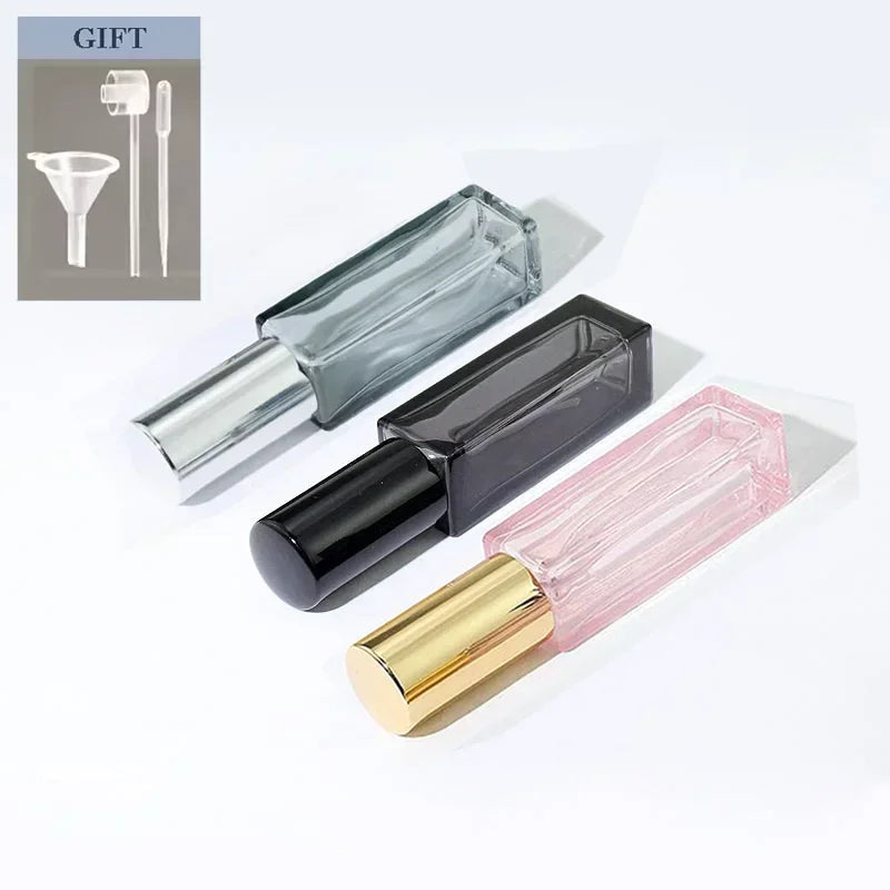 3PCS 10ml 20ml Perfume Spray Bottle Empty Glass Atomizer Travel Cosmetic Bottl Sample Vials Refillable Drop Shipping Wholesale