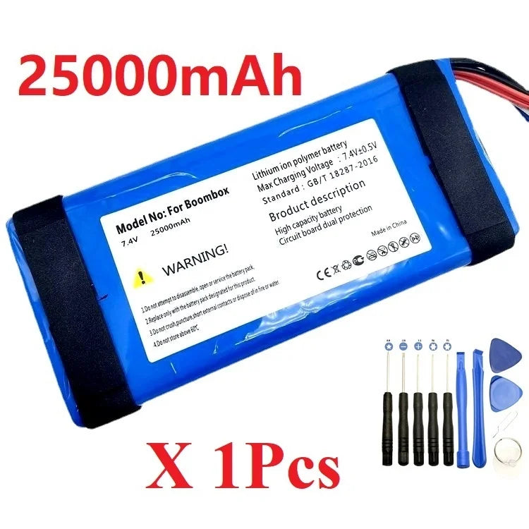 10000/25000mAh For JBL Boombox Boombox 1 GSP0931134 01 7.4v Li-ion Battery Boombox1 Boombox 1 Player Speaker Batteries