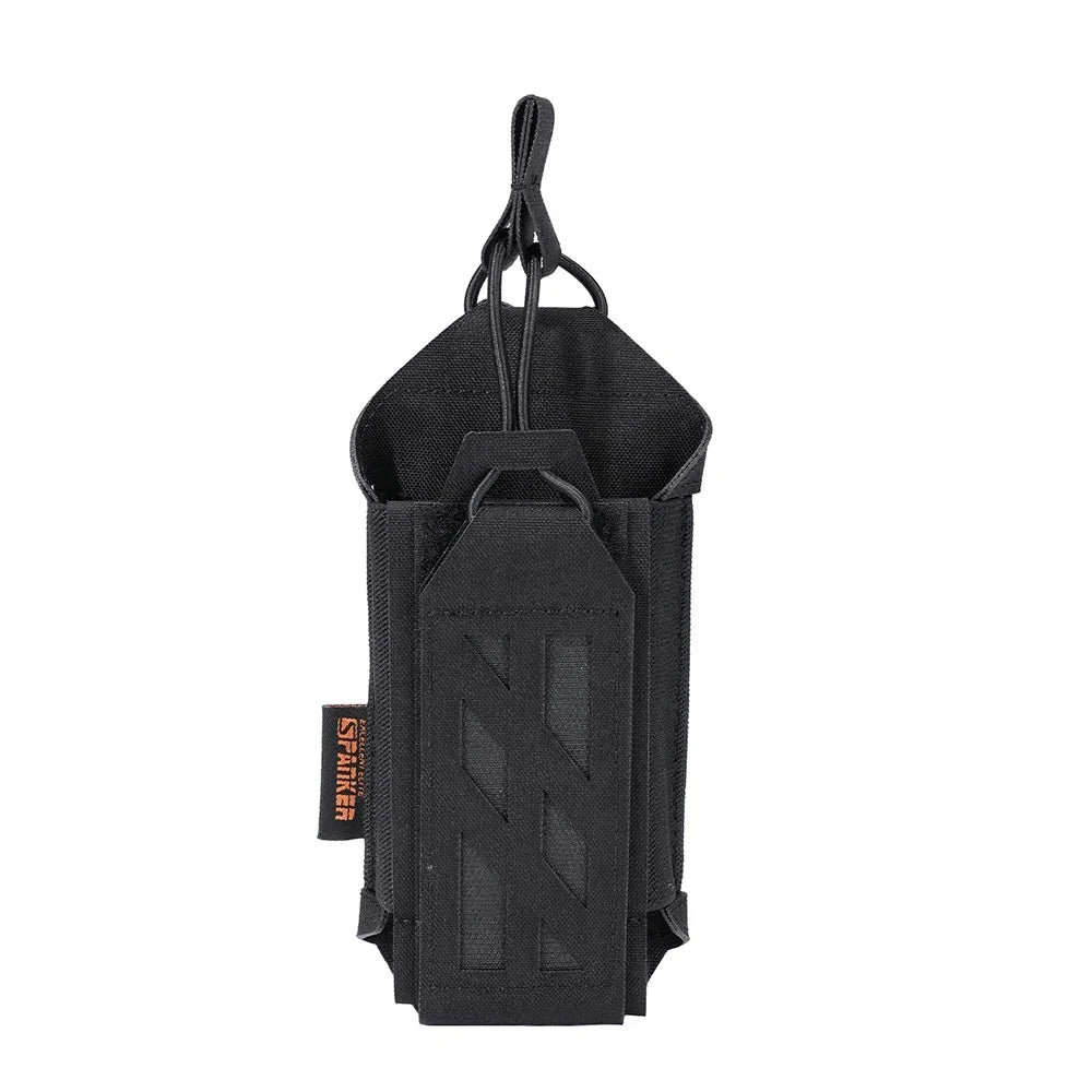 500D Tactical Walkie Talkie Pouch Nylon Molle Radio Pouch Portable Outdoor Hunting Sports Phone Holder Interphone Holster