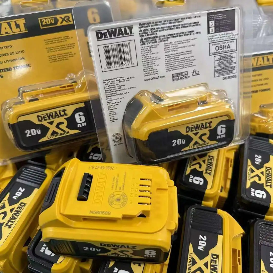 Original DeWalt 6.0Ah/5.0Ah 20V Battery Replaceable DCB184 DCB200 DCF892 DCF845 DCF850 DCF911 DCD800 DCD805 Tools Battery