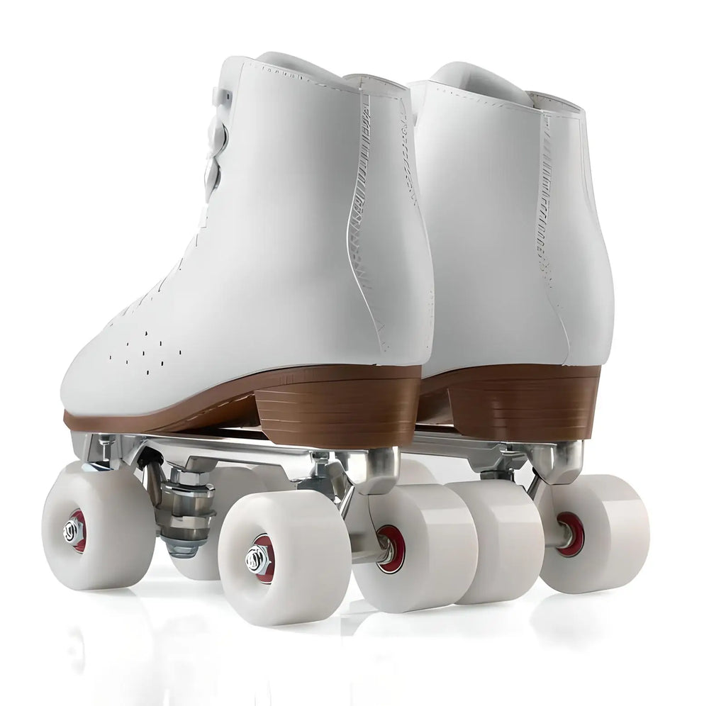 Adult Double Row Roller Skates Four Wheel Pu Wheel Metal Bracket Durable Breathable Comfortable Wheels Shoes Sneakers Rollers