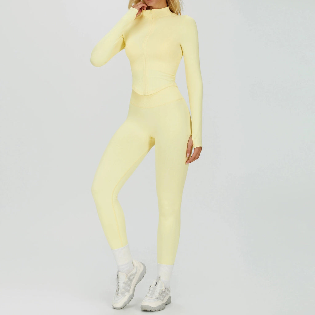 2/3PCS Seamless Sports Set  Yoga Suits  Women Tracksuit Gym Running Workout Clothes Sports Long Sleeve Leggings Yoga Clothing