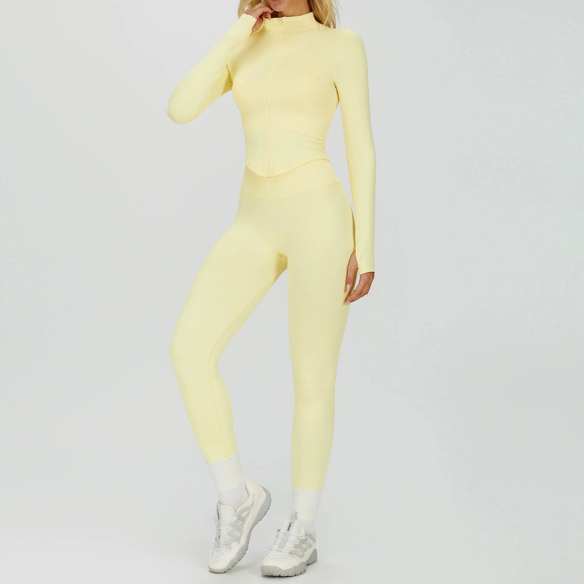 2/3PCS Seamless Sports Set  Yoga Suits  Women Tracksuit Gym Running Workout Clothes Sports Long Sleeve Leggings Yoga Clothing