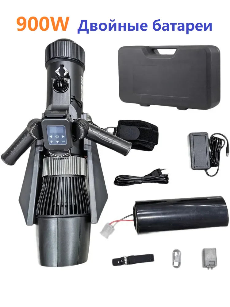 Camolech New 900W Underwater Sea Diving Scooter SUP Motor Electric Fin Propeller Removable Battery for Pool Diving