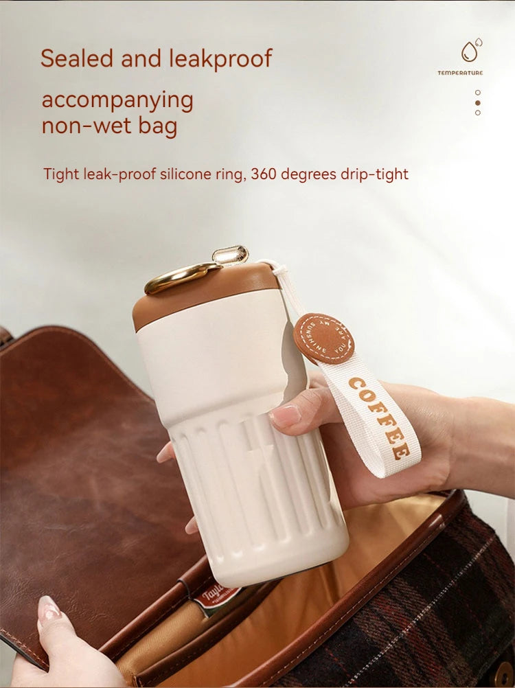 450ML LED Temperature Display Coffee Cup Keep Cold and Heat Thermal Mug Travel Vacuum Flask Stainless Steel Thermo Water Bottle