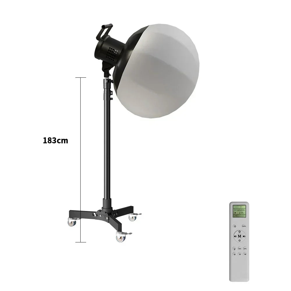 115/135W Photography Bowens Lighting LED 220V Video Studio Daylight-Balanced Lamp Portrait Flash Studio 3000-6000K 3 Colors