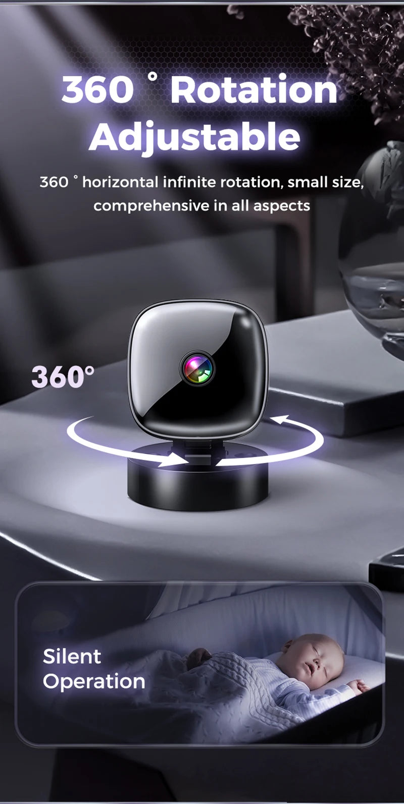 6K HD Mini Camera Wifi Camera Wireless Security Protection Remote Monitor Camcorders Video Surveillance Home Smart Camera 2026