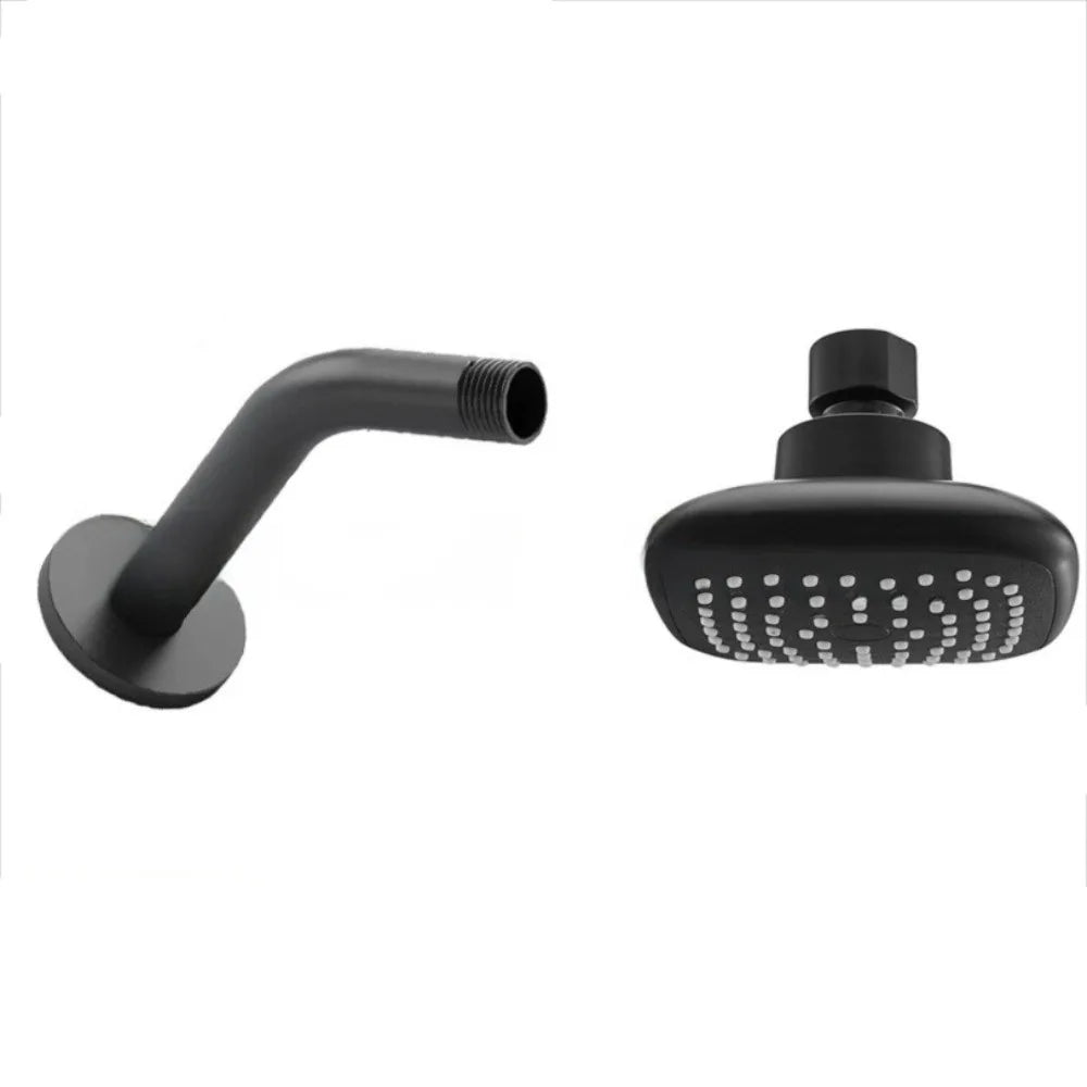 4 Inch Shower Faucet Wall Mounted Water Saving Shower Top Spray Rotatable Sprayer Rainfall Water Bathroom Hardware Accessories