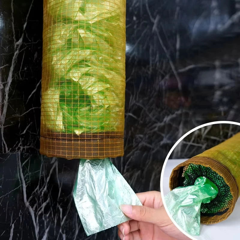 Kitchen Organizer Garbage Bag Storage Basket Garbage Organizer Plastic Bag Holder Garbage Collection Storage Kitchen Accessories