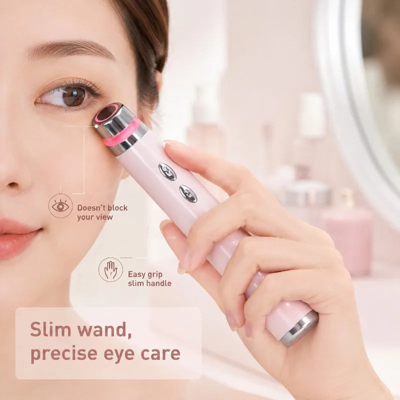 Handheld Rechargeable Skin Care Beauty Device, Gentle Lifting for Eye & Face, Daily Massage Care Tool