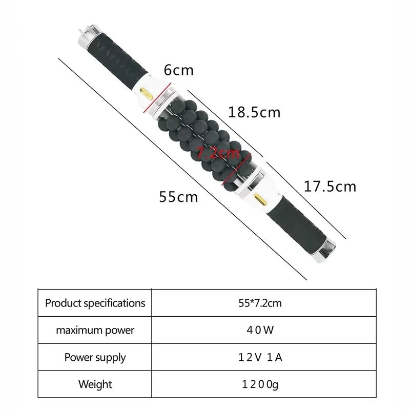 High Frequency Rolling Massage 40W Electric Roller For Muscle Body Relaxing Fitness Anti-Cellulite Slimming Machine For Women