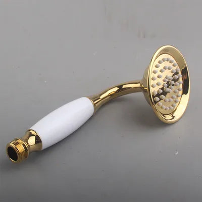 Bathroom Accessories Rose Gold Hand Shower Head High Pressure  Antique Water Output Antique Hand Shower Nozzle Water