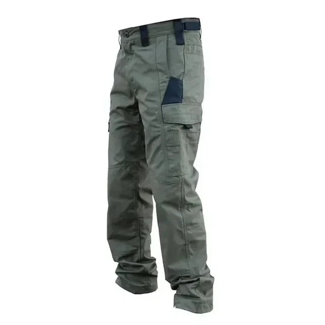 Multi-Pocket Men's Tactical Casual Pants Cargo Pants Outdoor Hiking Trousers Wear-Resistant Training Overalls