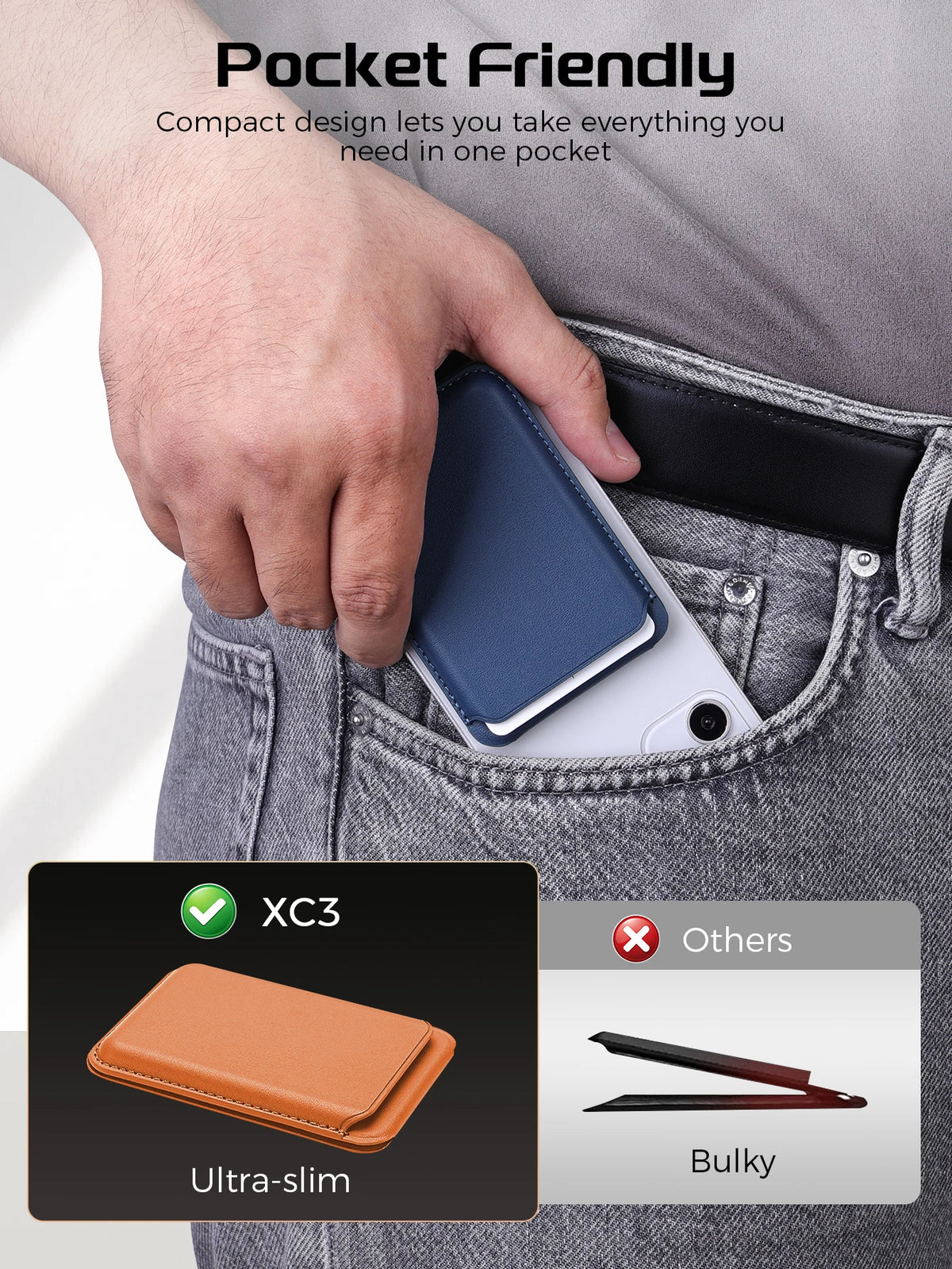 3 in 1 MagSafe Magnetic Leather Card Holder Foldable Phone Stand Wallet Case For iPhone 17 16 15 14 13 12 Pro Max Card Pocket