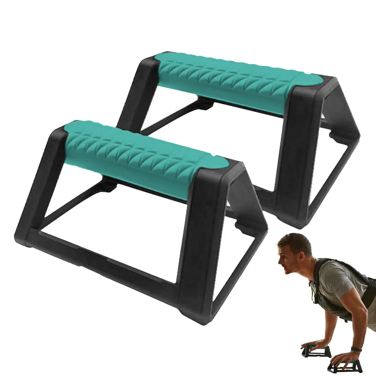 Push Up Handles for Floor Strength Training Equipment Multifunctional H-Shaped Push-up Bracket for Women and Men Home Gym