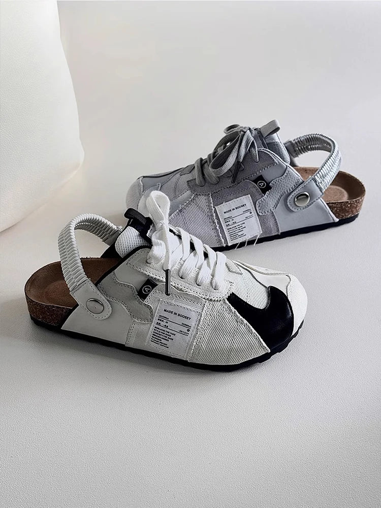 Women's Flat Bot  Sandals Summer Outdoor Wear 2025 New Ballet Sle Thi Heel Versatile Slip-On Slippers