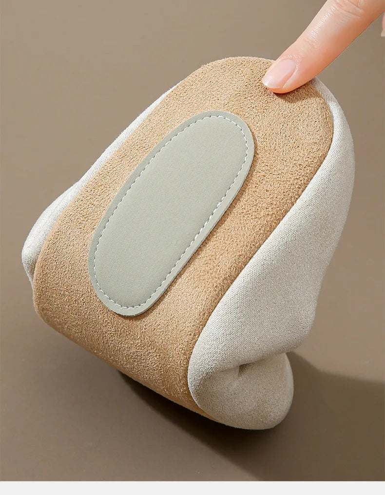Asgard Women Warm House Slippers Winter 2024 New Silent Flat Bedroom Slides Indoor Cozy Fur Women Cotton Shoes Men Fuzzy Slipper