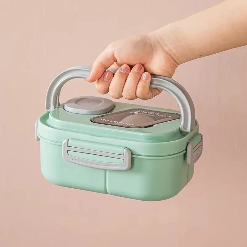 3pcs Portable Lunch Set Including Insulated Bag Bento Box & Breakfast Cup Travel Tableware Containers Meal Snack Food Containers