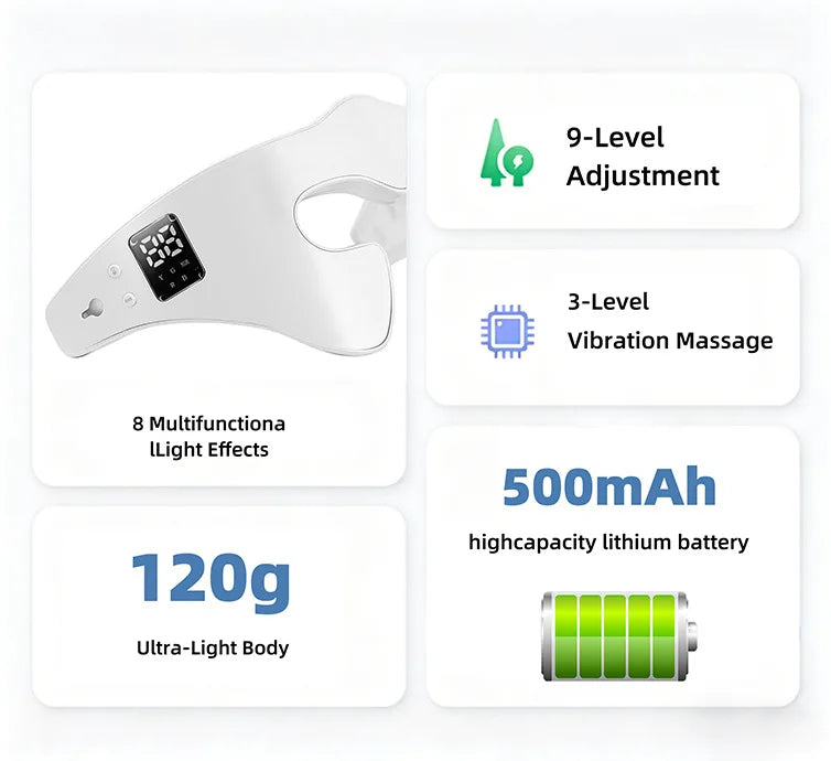 Red Blue Light Eye Beauty Device Household LED Infrared Beauty Instrument ESM Eye Massager Beauty Eye Mask