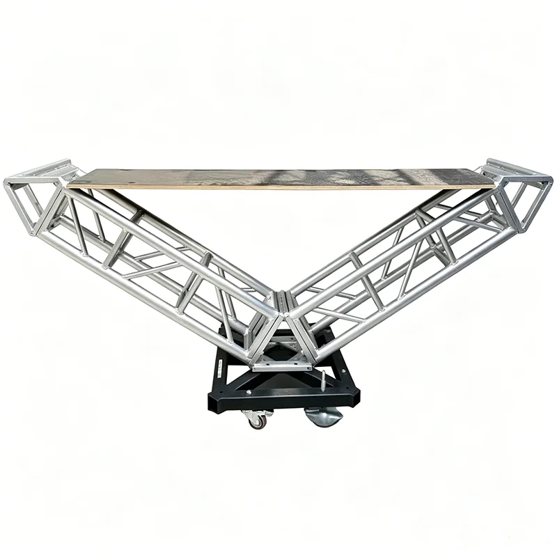Custom DJ Truss Table Aluminum Alloy Truss DJ Table Square DJ Booth Truss for Outdoor Events and Performances