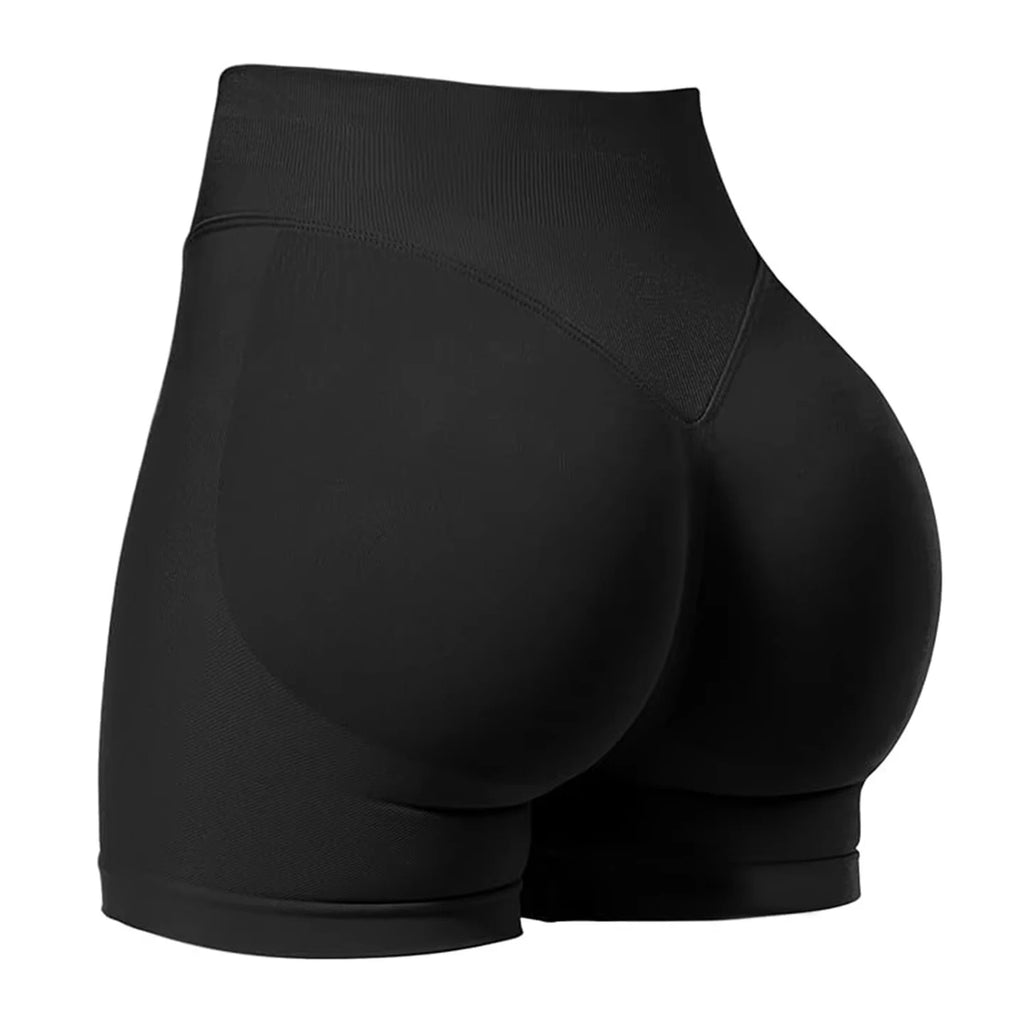 Summer Women Sexy Seamless Fitness Sports Biker Shorts Low Waist Gym Short Workout Scrunch Butt Yoga Leggings