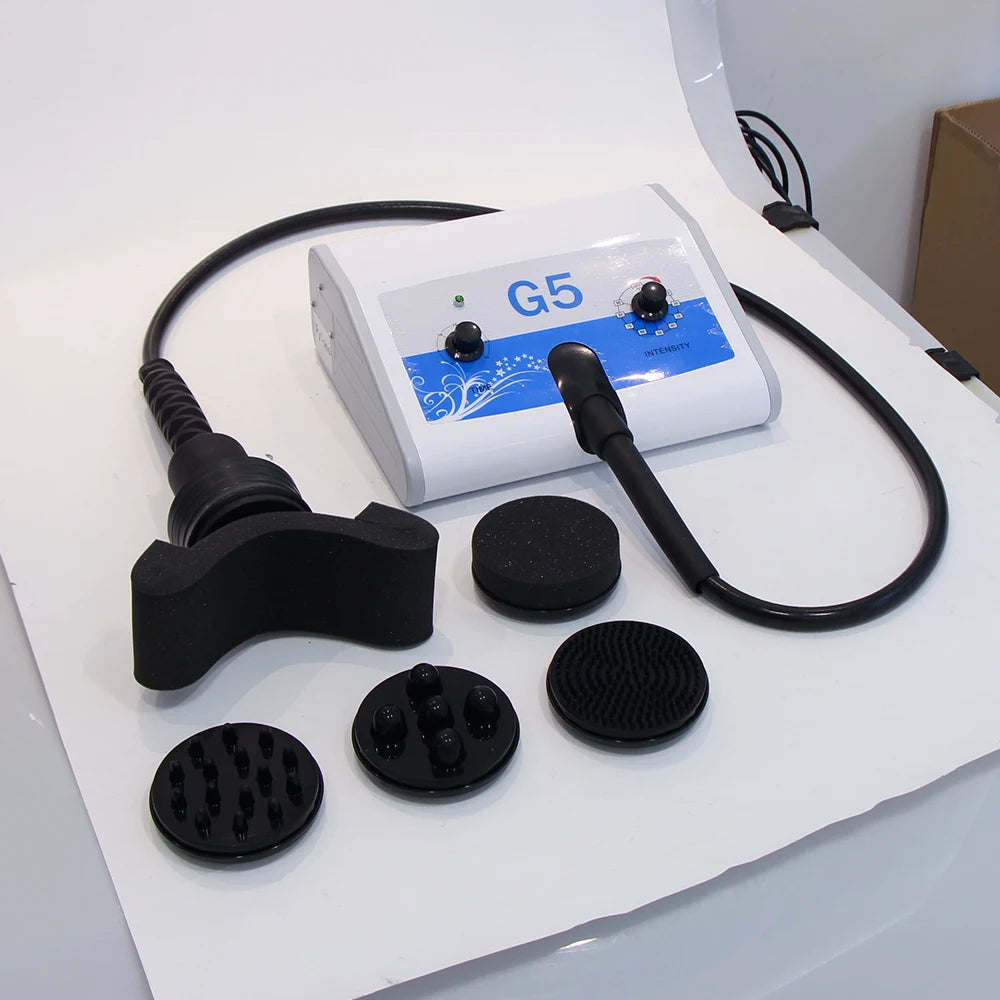 G5 Vibration Slimming Machine High Frequency Massager Fat Burning Body Shaping Vibrate Massage Anti Cellulite With 5 Tips Device