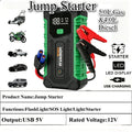 Car Jump Starter, 12V Auto Battery Booster,Portable Power Bank with Dual USB Ports, LED Emergency Light, Multi-Layer Safety Prot