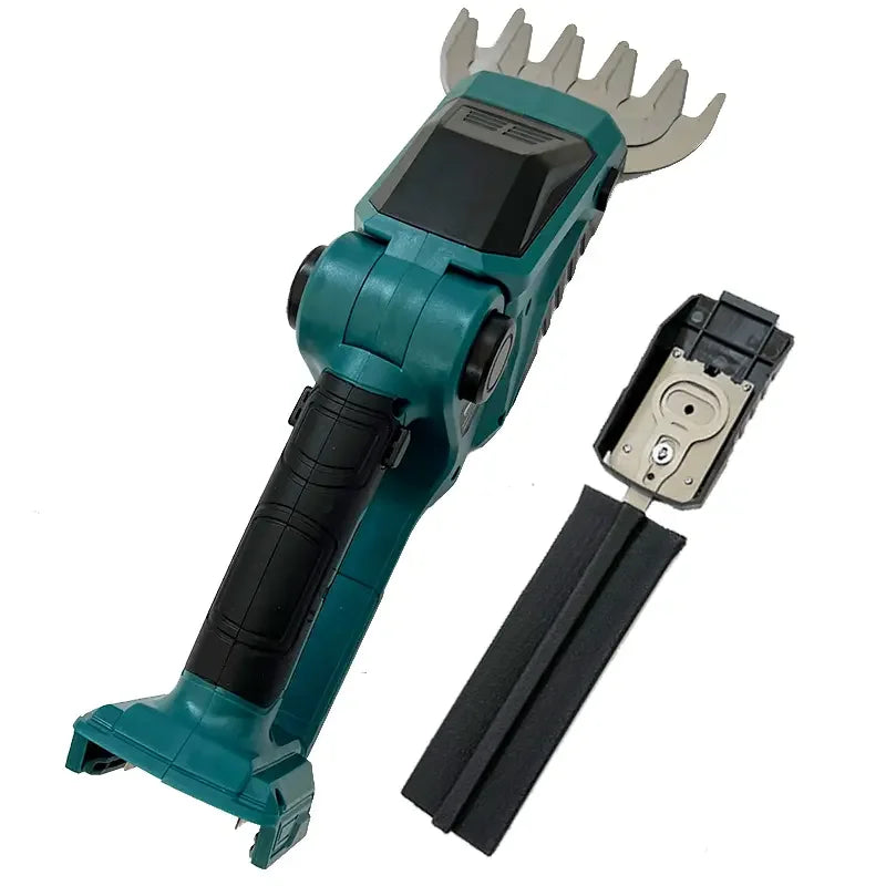 Makita for Garden Cordless Hedge Trimmer 2-in-1 Mini Handheld Electric Grass Shears Operated Shrubbery Trimmer