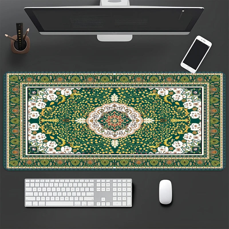 Oversized Persian carpet style multi-model gaming mouse pad PC Player Rubber keyboard office accessories cushion carpet mat rug