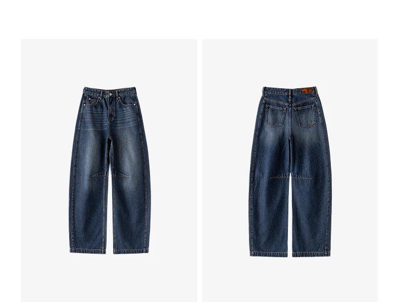 TOYOUTH Women Denim Jeans 2026 Summer New High Waist Curved Knife Pants