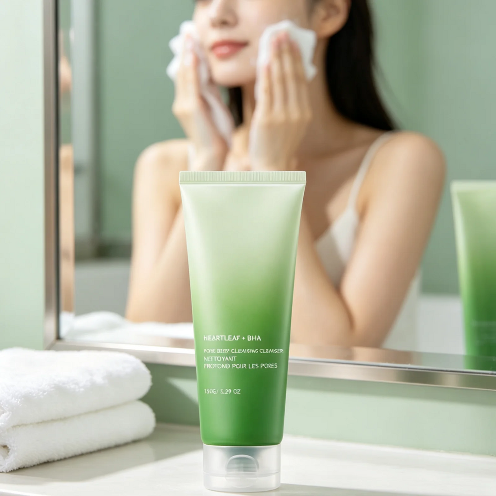 Facial Cleanser Deep Pore Cleansing Soothing Skin Nourishing Oil Control Refreshing Rich Creamy Foam Mild Formula Face Wash 150g