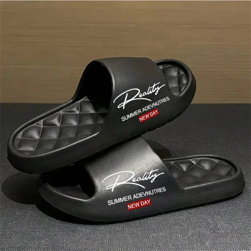 EVA Men's Home Slippers Summer Soft Lightweight Innovative Design Shoes for Indoor Outdoor Leisure Activities
