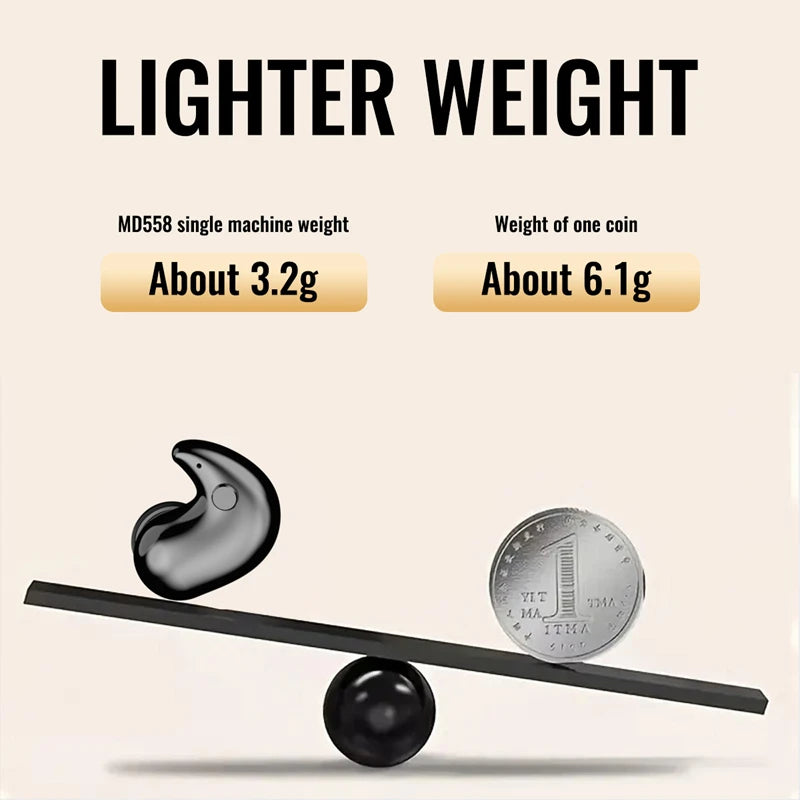 Lenovo Invisible Sleep Headset With Mic Wireless Bluetooth Earphone Ipx5 Waterproof Ultra-Compact HiFi Stereo Sports Earbuds
