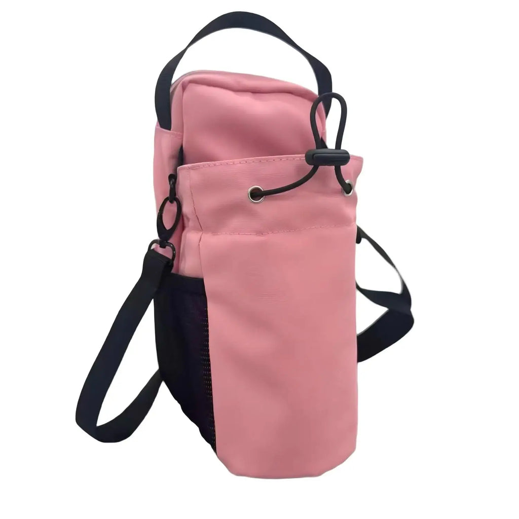 Strong Magnetic Gym Water Bottle Bag, RFID Safe Waterproof Anti-Theft Pouch for Workout Travel, Orange