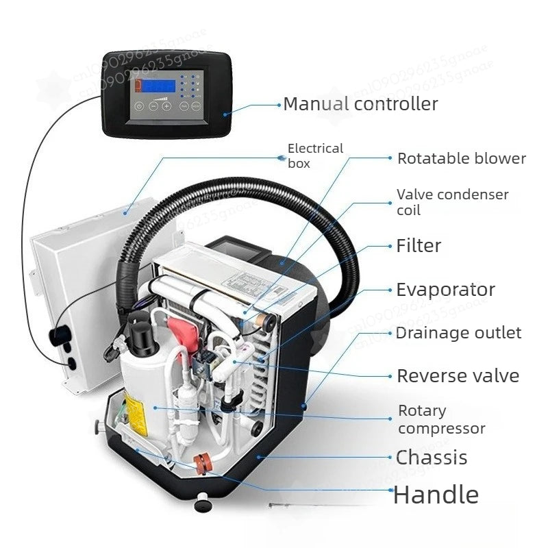 Self-contained Marine Air Conditioner for Boat  Water Cooled Chiller Vessel Yacht Air Conditioning